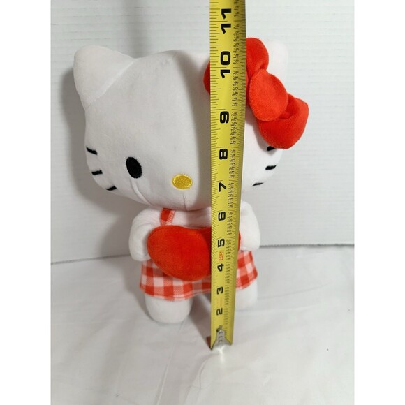 Hello Kitty Plush 10 inch with Heart Medium Size Stuffed Toy, Plush Doll - Picture 11 of 13